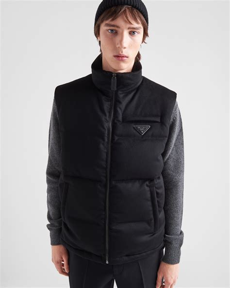 cropped prada puffer|prada cashmere puffer jacket.